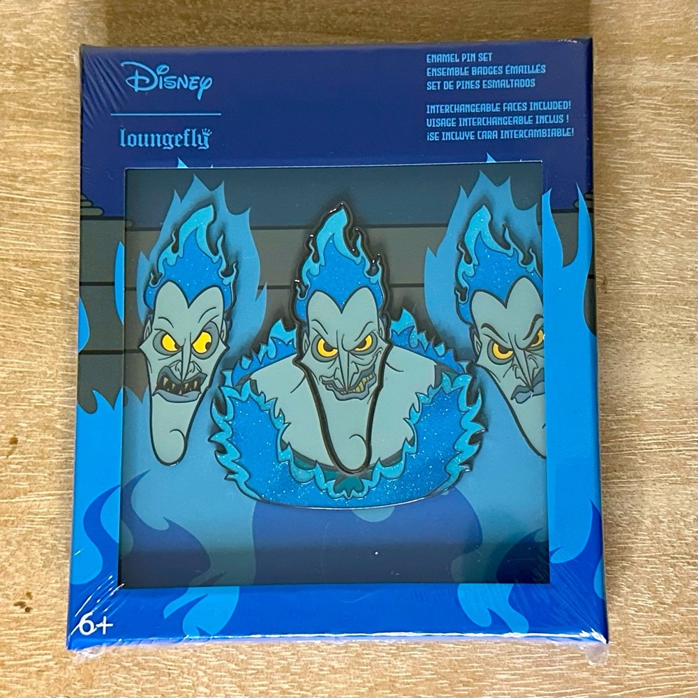Loungefly Hades Mixed Emotions 4pc Pin Set